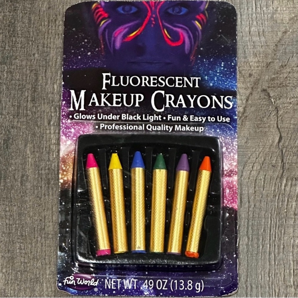 💞 New Set of 6 Fluorescent Makeup Crayons